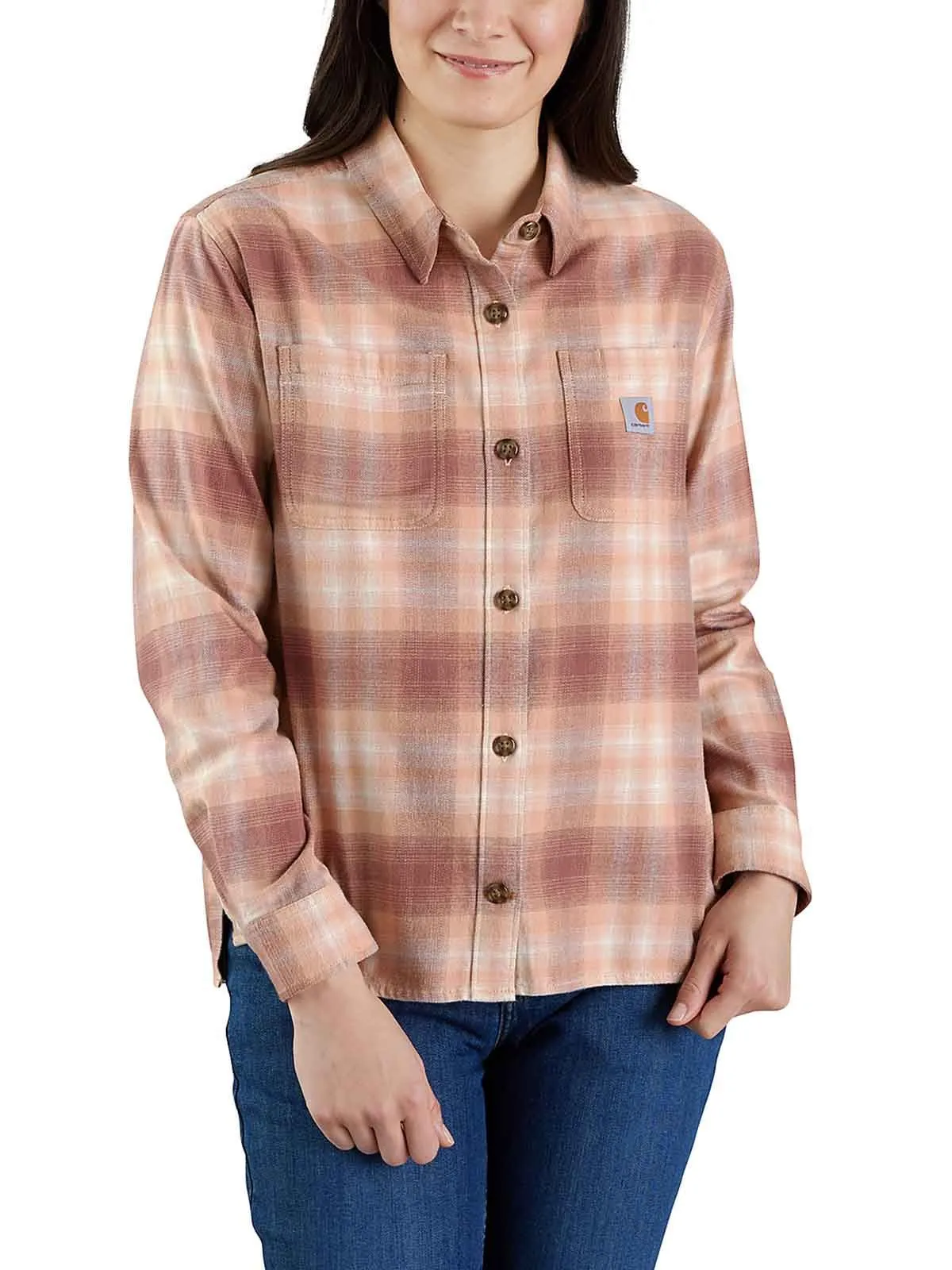 105574&#x20;Women&#x27;s&#x20;Work&#x20;Shirt&#x20;Flannel&#x20;Plaid&#x20;-&#x20;Carhartt