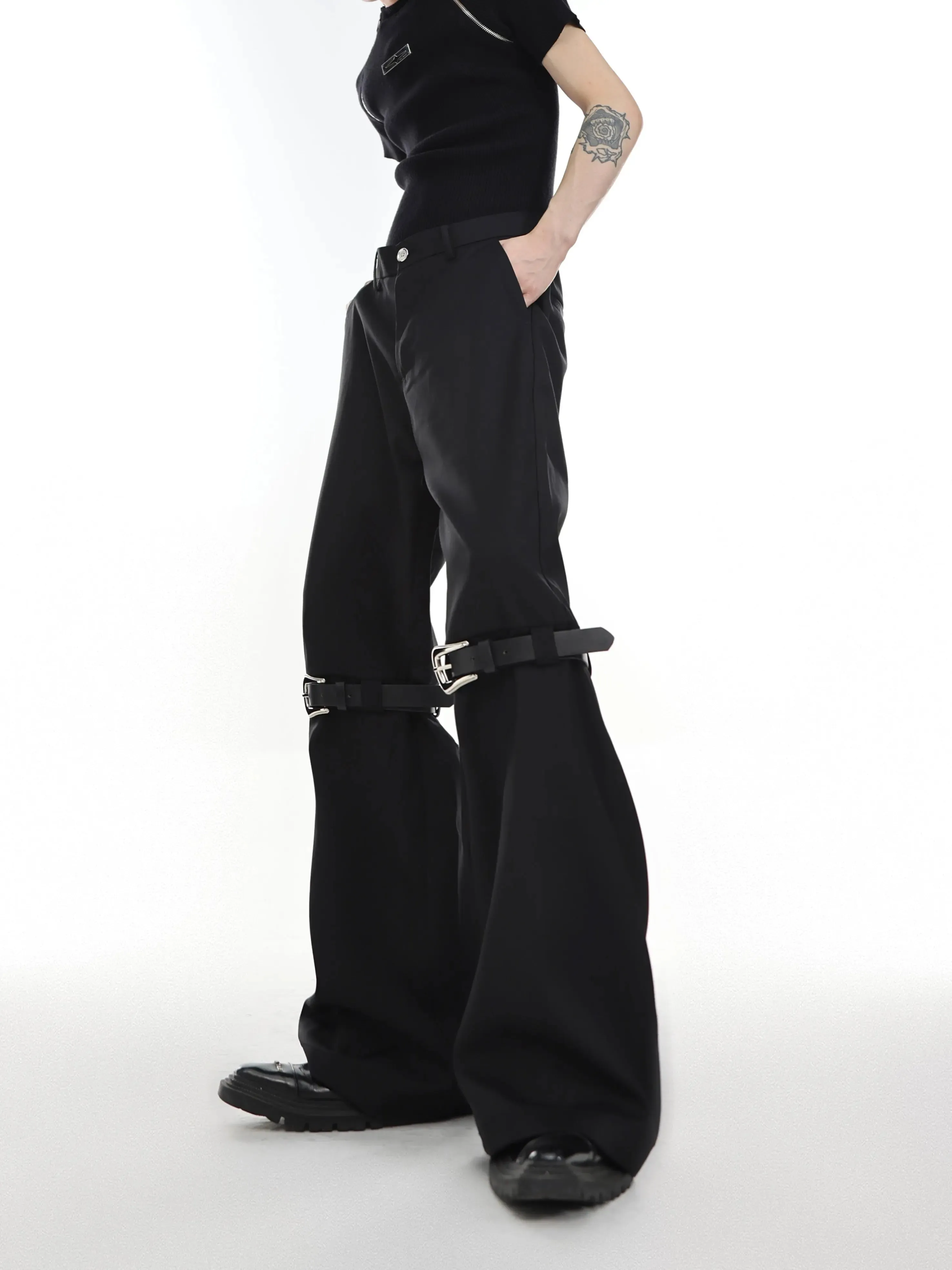 【23s Jun.】Flared Belt Trousers