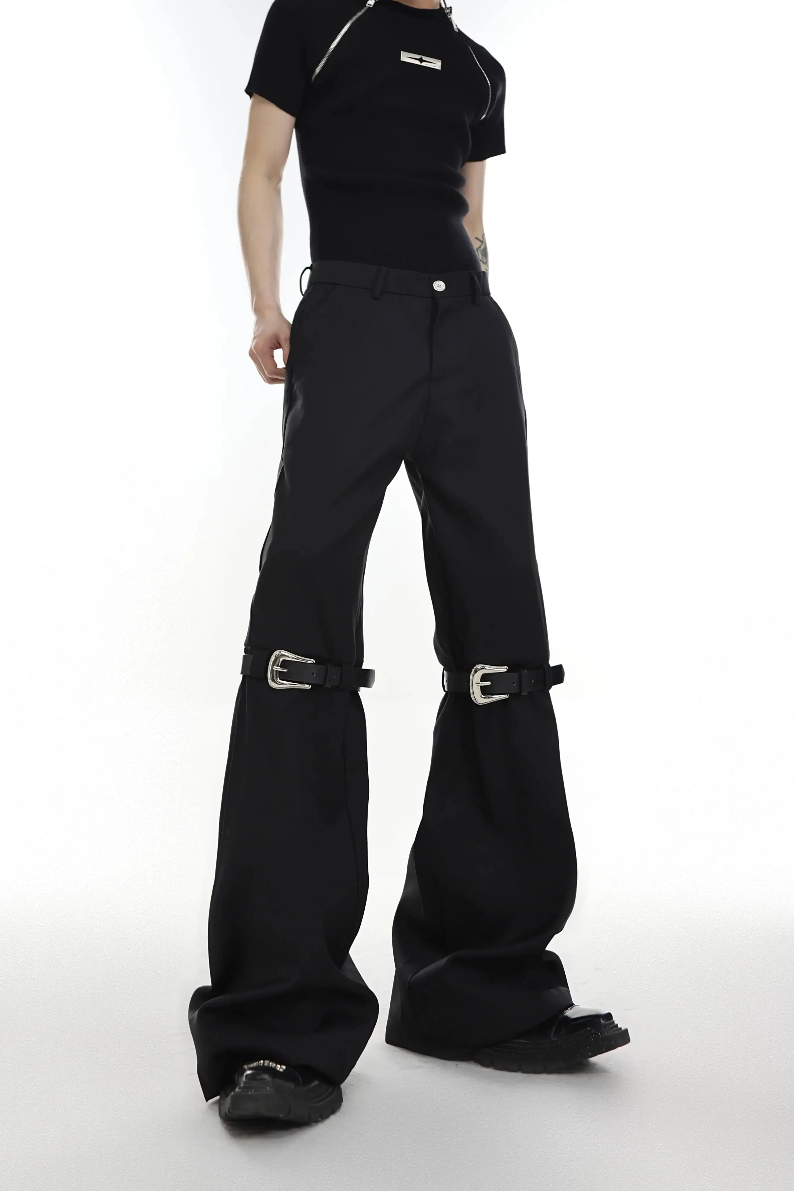 【23s Jun.】Flared Belt Trousers