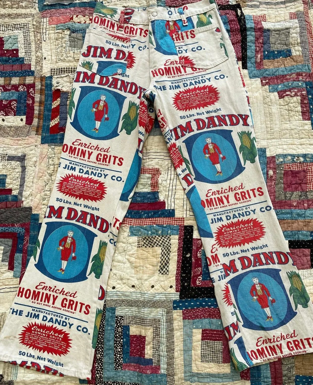 70s Jim Dandy Hominy Grits pants