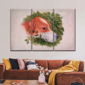 A Dog's Head Wall Art