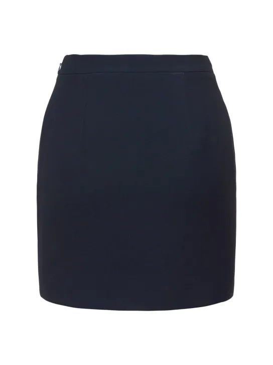 Alessandra Rich   Wool mini skirt 