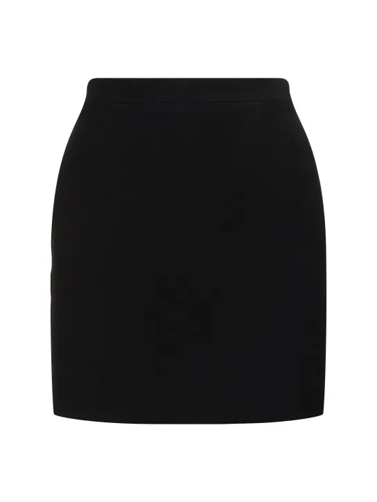 Alessandra Rich   Wool mini skirt 