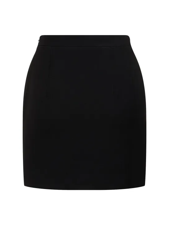 Alessandra Rich   Wool mini skirt 