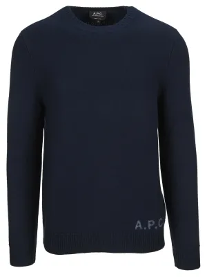 A.P.C.  Logo Detailed Crewneck Knitted Jumper