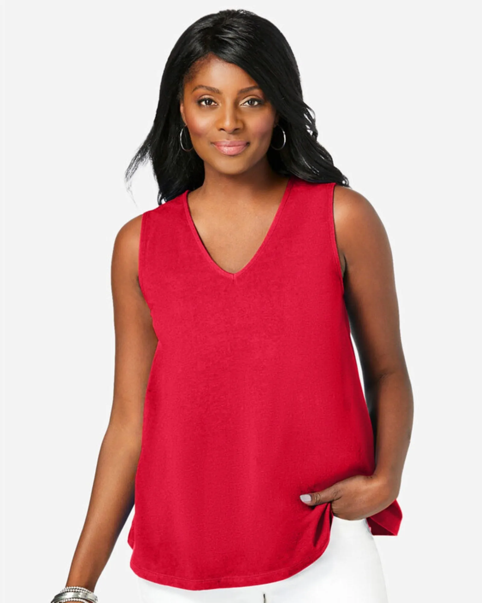 Ashley Swing Tank | Vivid Red