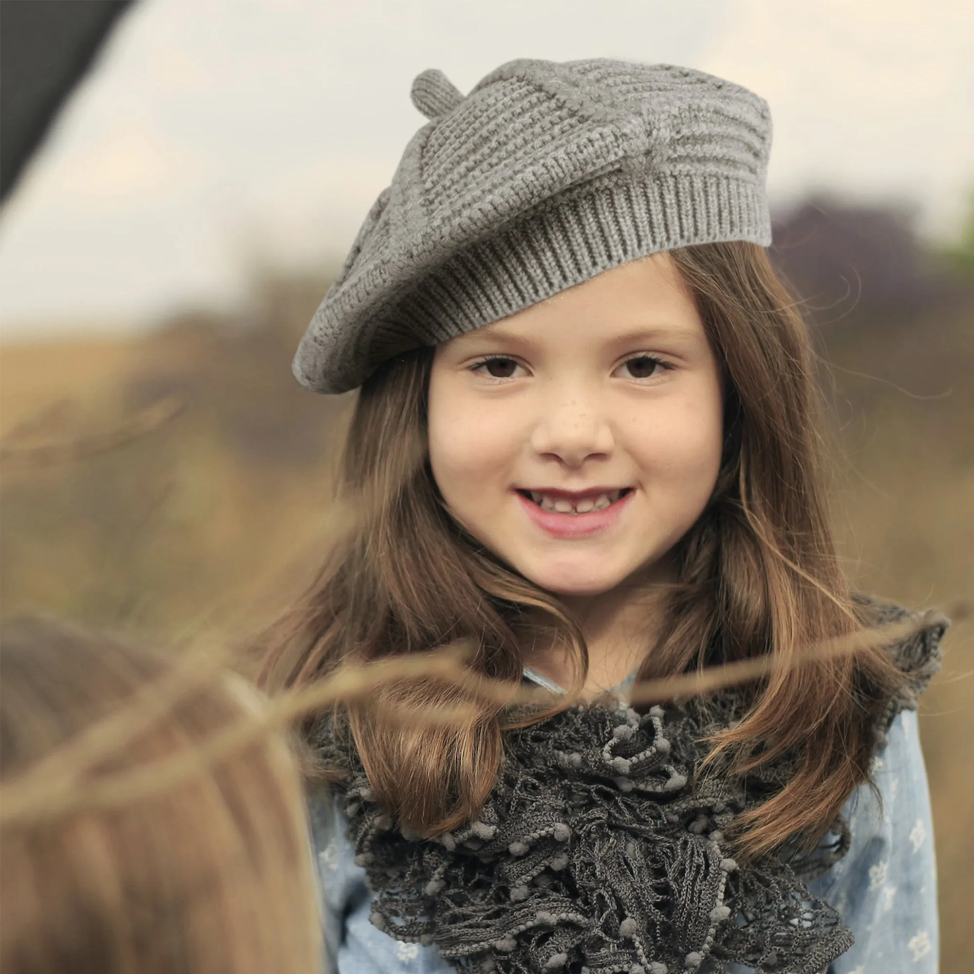 Baby Knit Beret Hat Girls French Artist Fashion Hat | Red