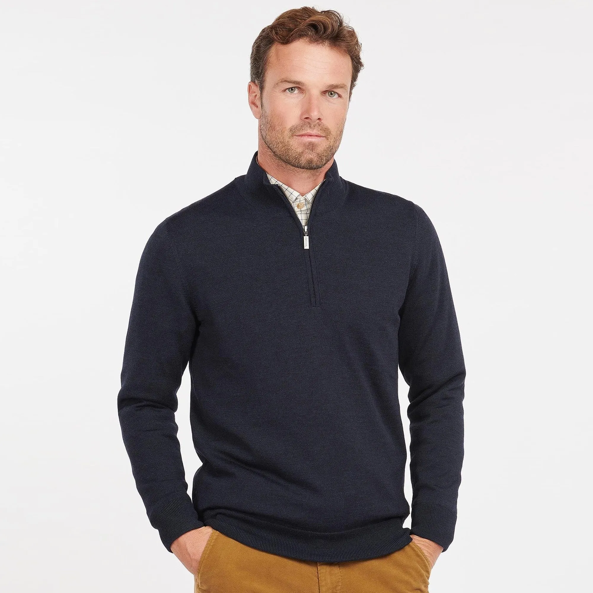 Barbour Mens Gamlan Half Zip Jumper