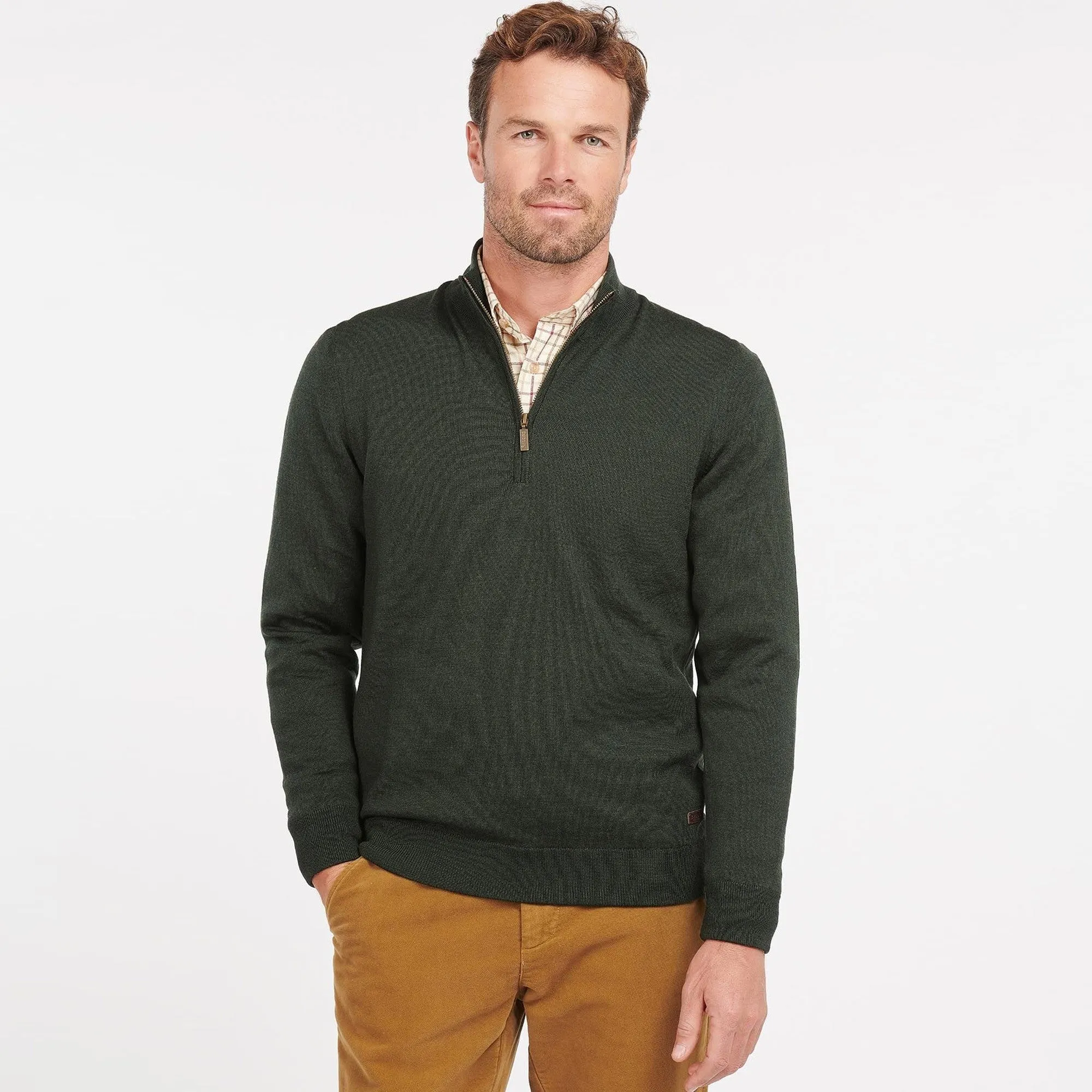 Barbour Mens Gamlan Half Zip Jumper