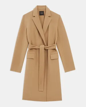 Belted Coat in Cashmere