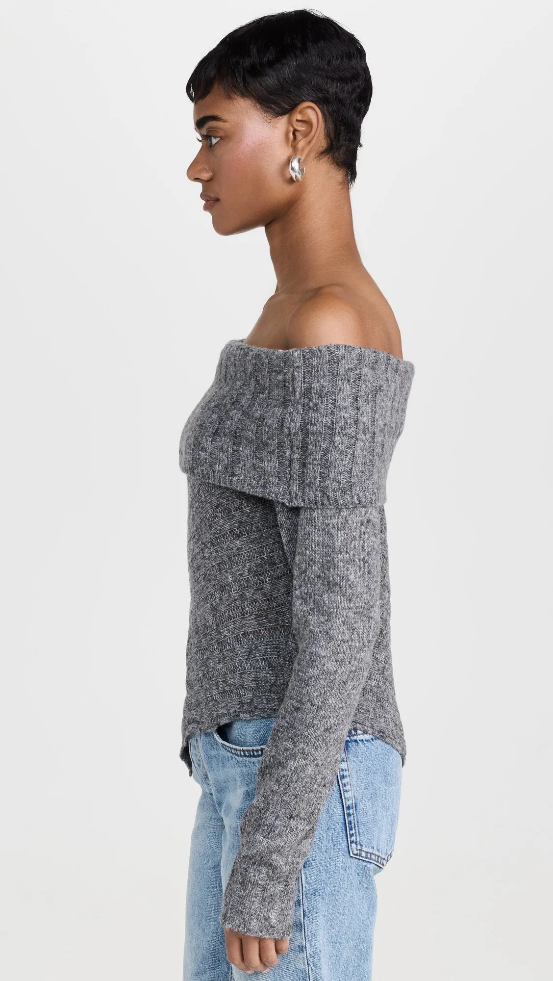 Betty Sweater Charcoal Grey