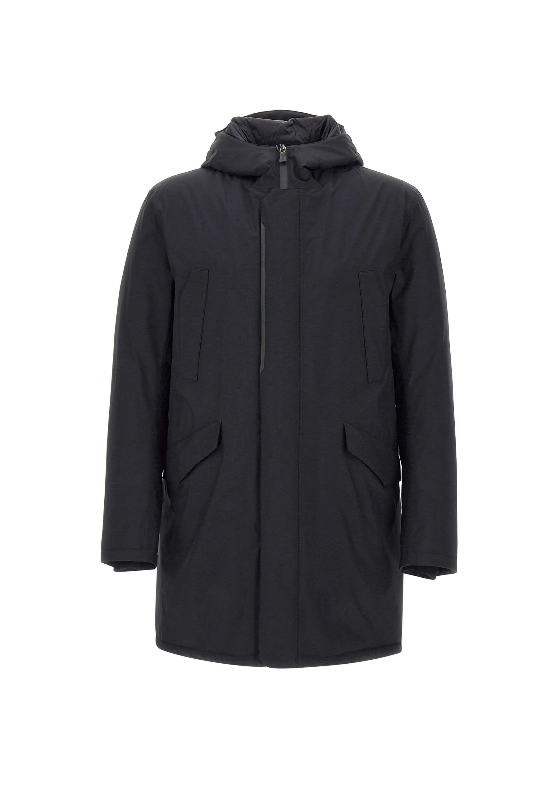 Black Waterproof Winter Parka