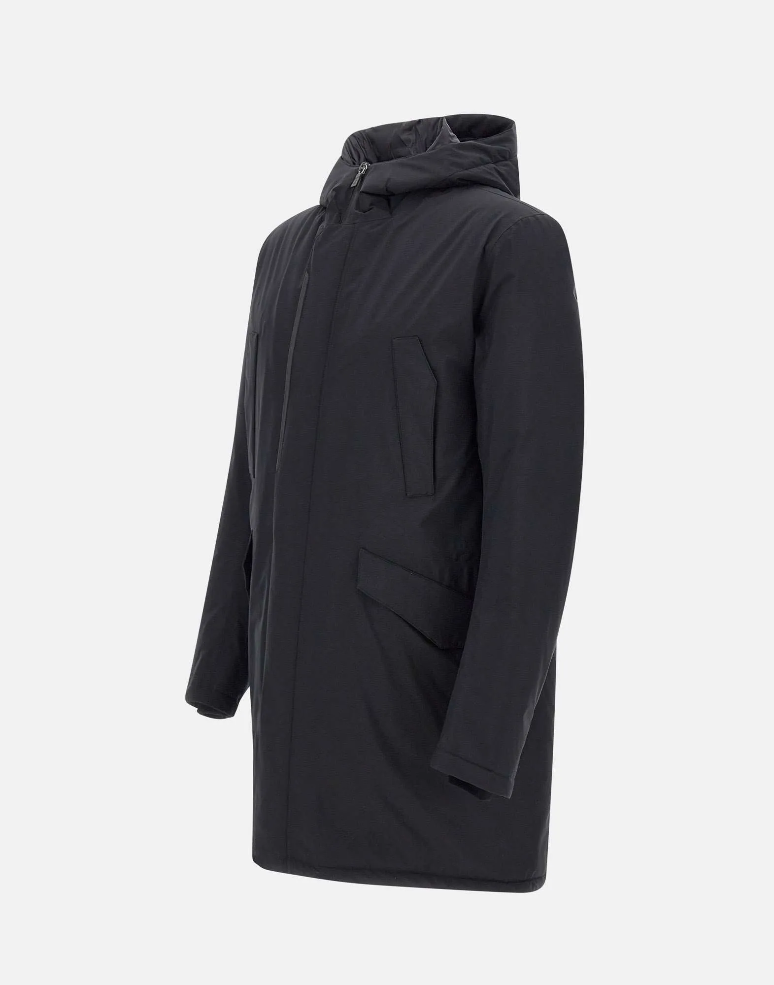 Black Waterproof Winter Parka