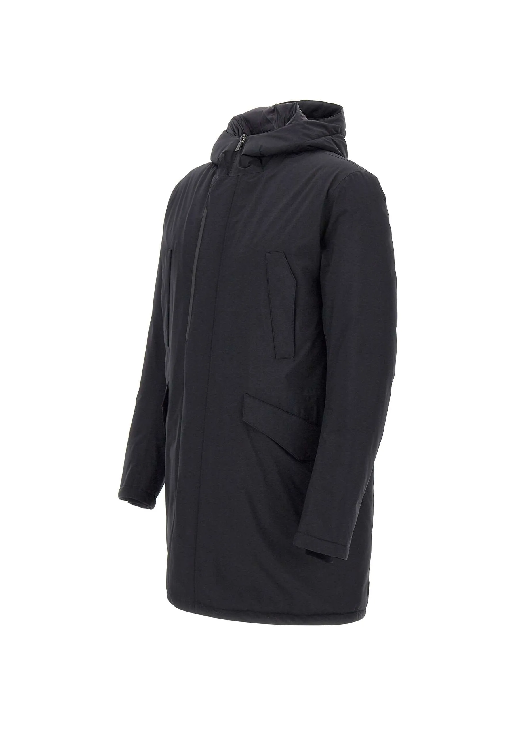 Black Waterproof Winter Parka