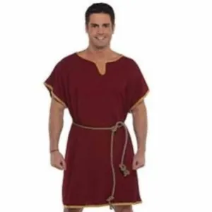 Burgundy Roman Men's Tunic