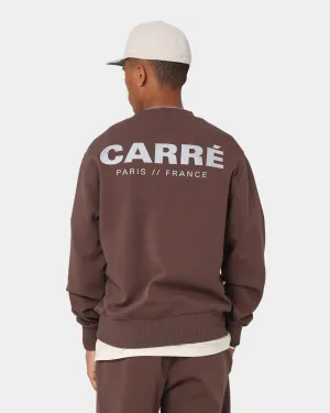 Carré Motion Crewneck Dark Brown