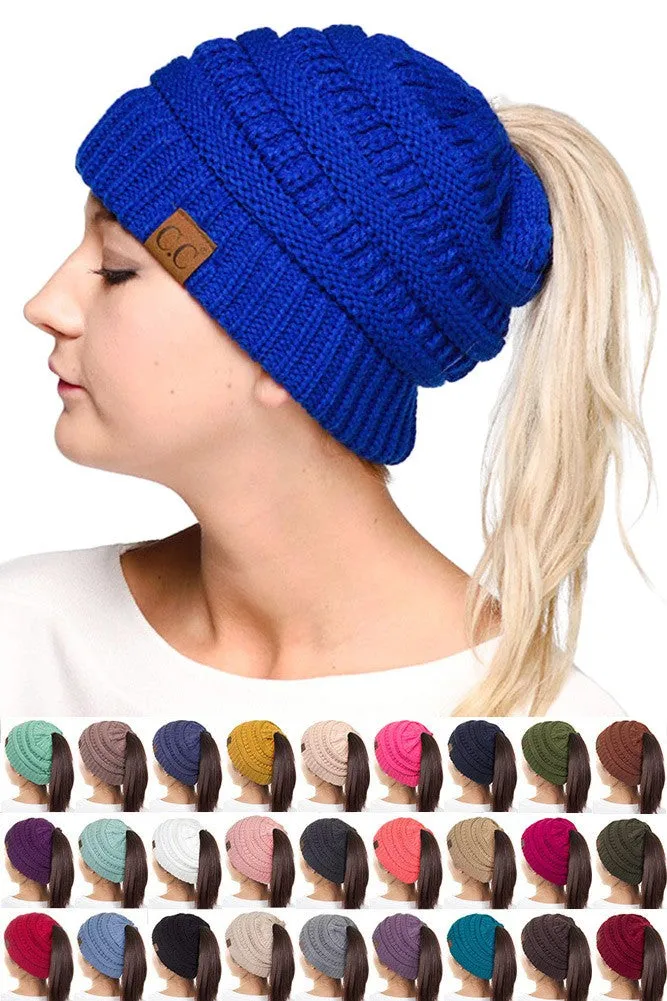 C.C Ponytail Beanie