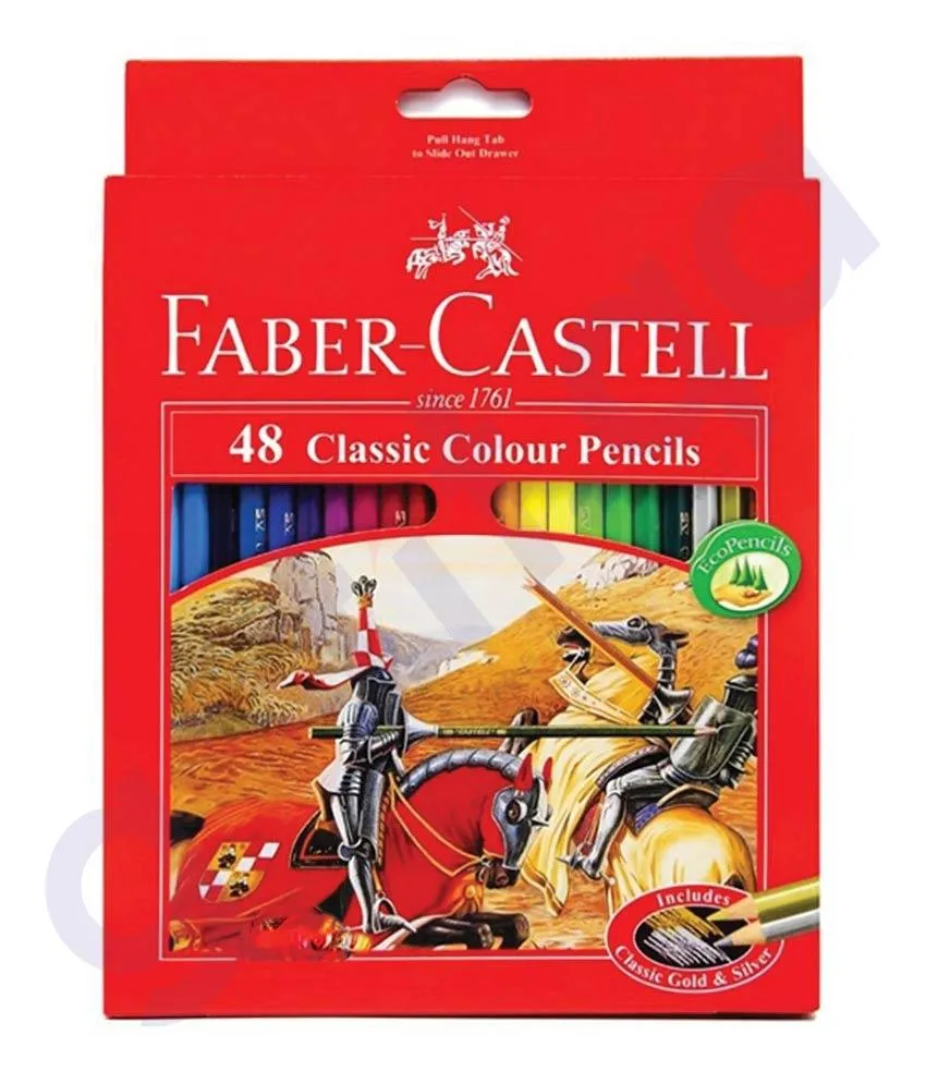 CLASSIC COLOR PENCIL H/TAB BY FABER CASTELL