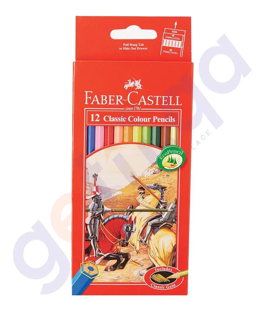 CLASSIC COLOR PENCIL H/TAB BY FABER CASTELL