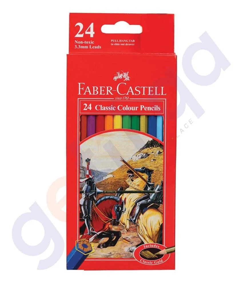 CLASSIC COLOR PENCIL H/TAB BY FABER CASTELL