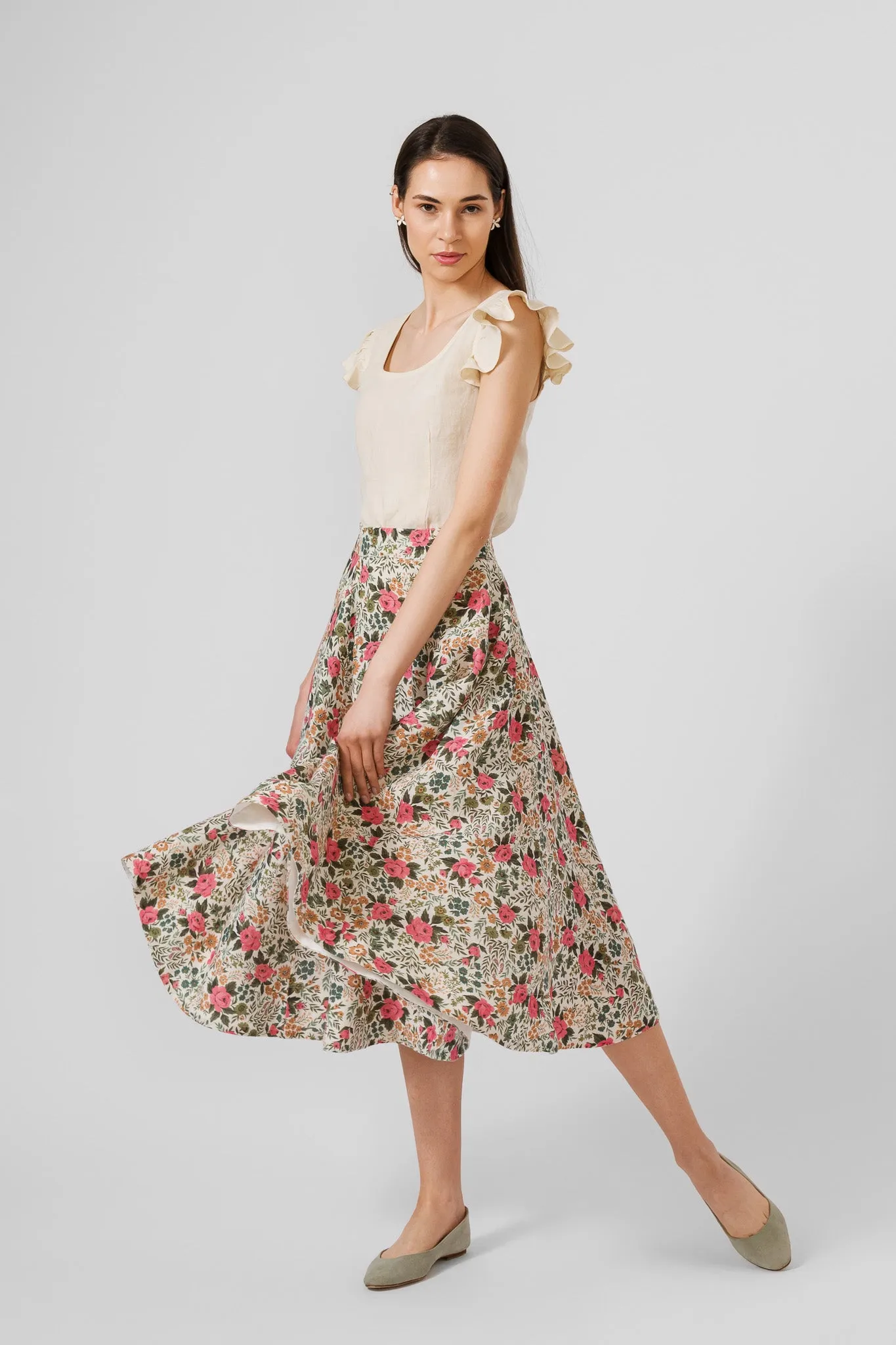 Classic Skirt, Patterned