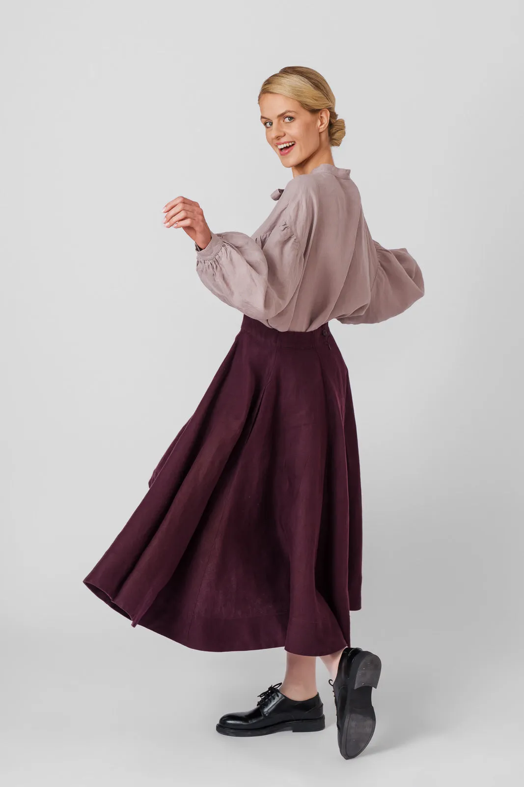 Classic Skirt, Twill Linen