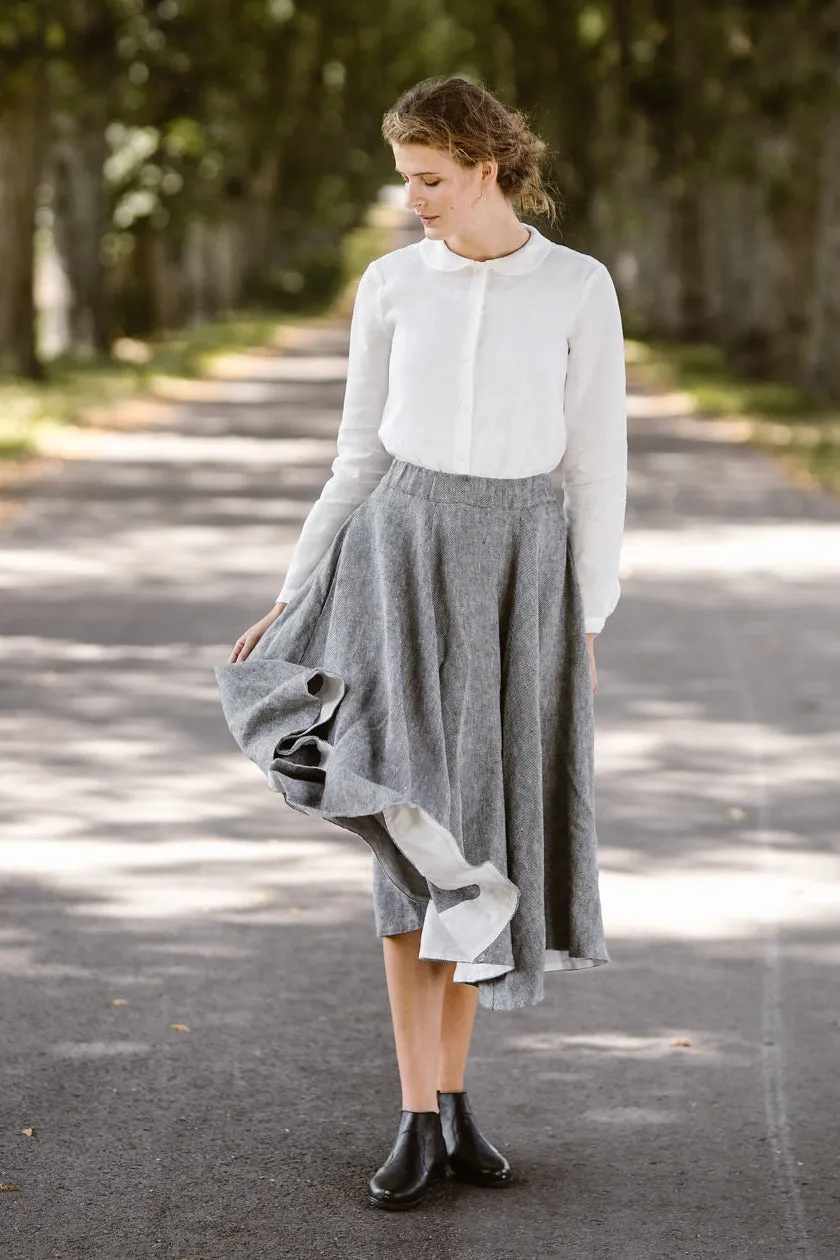 Classic Skirt, Twill Linen