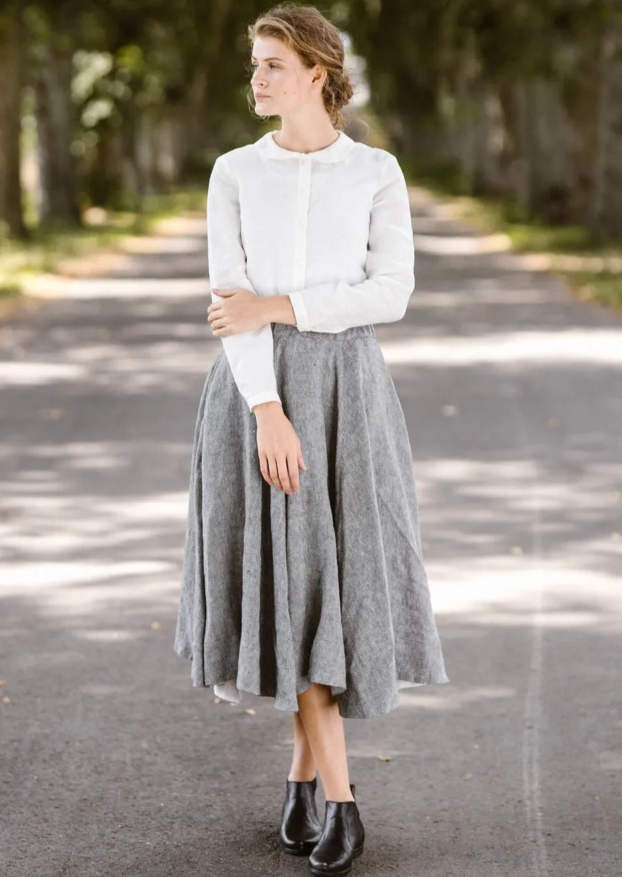 Classic Skirt, Twill Linen