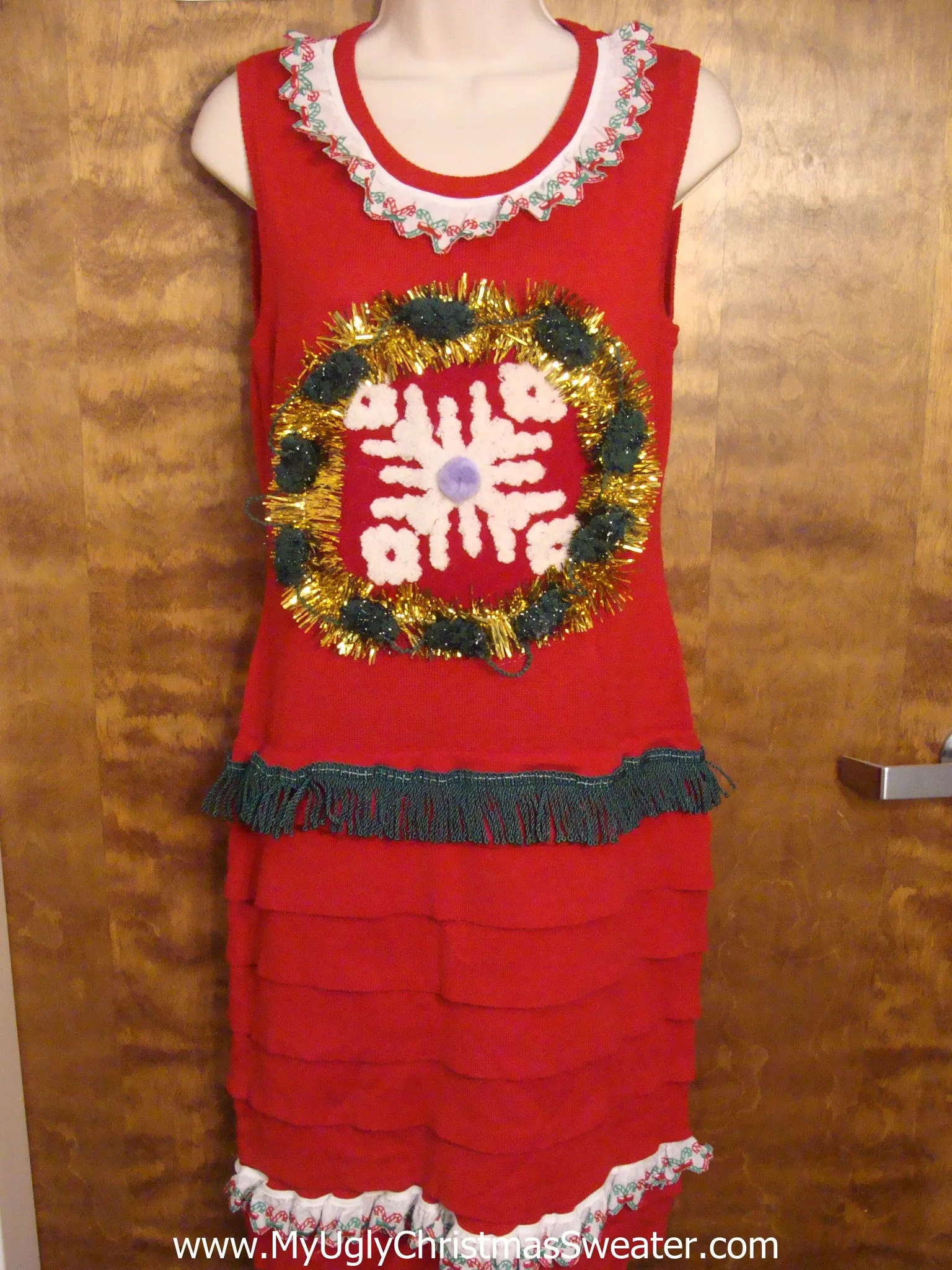 Classy Fun Red Christmas Dress