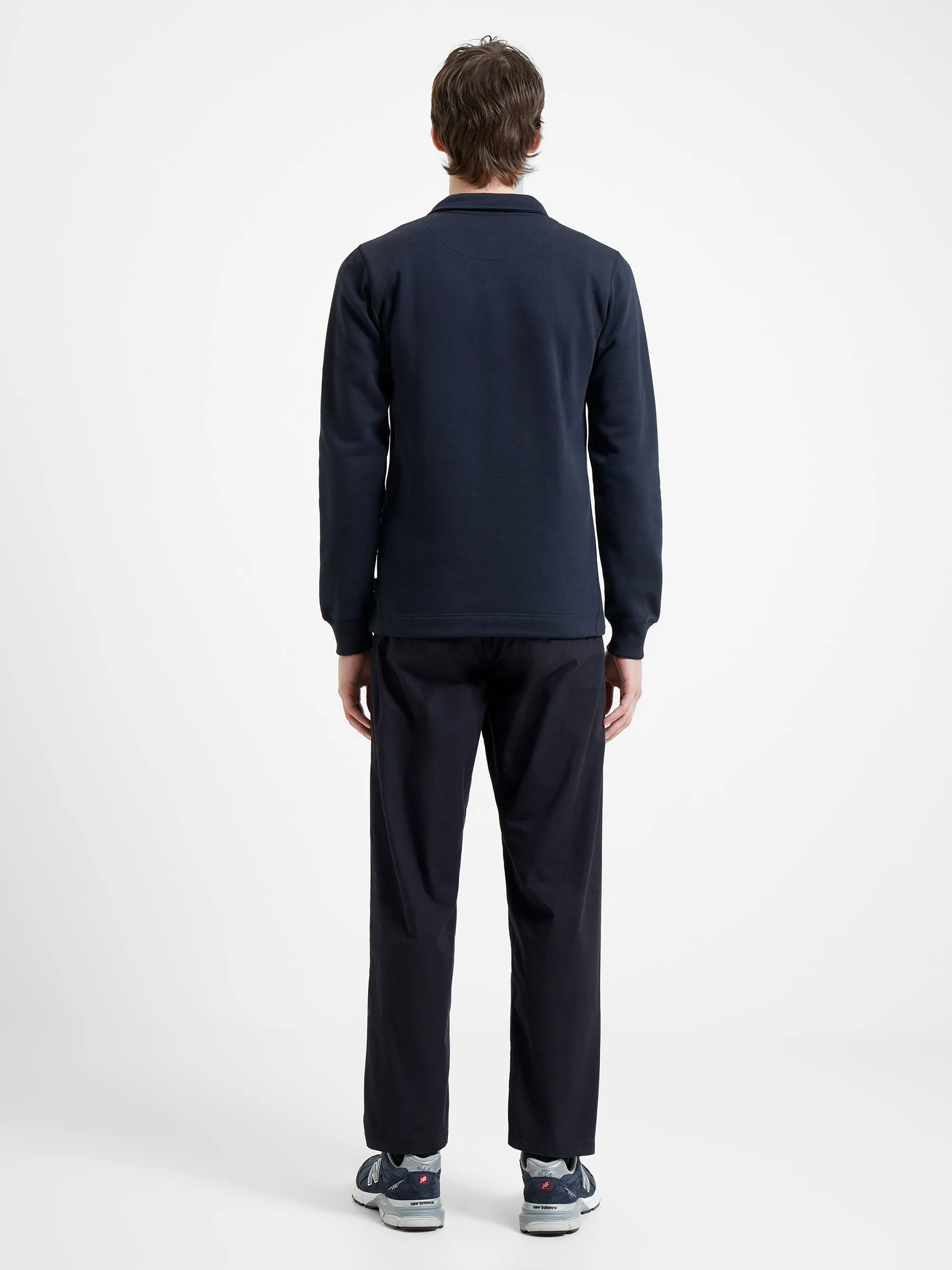 Collared Half Zip Pocket Jumper