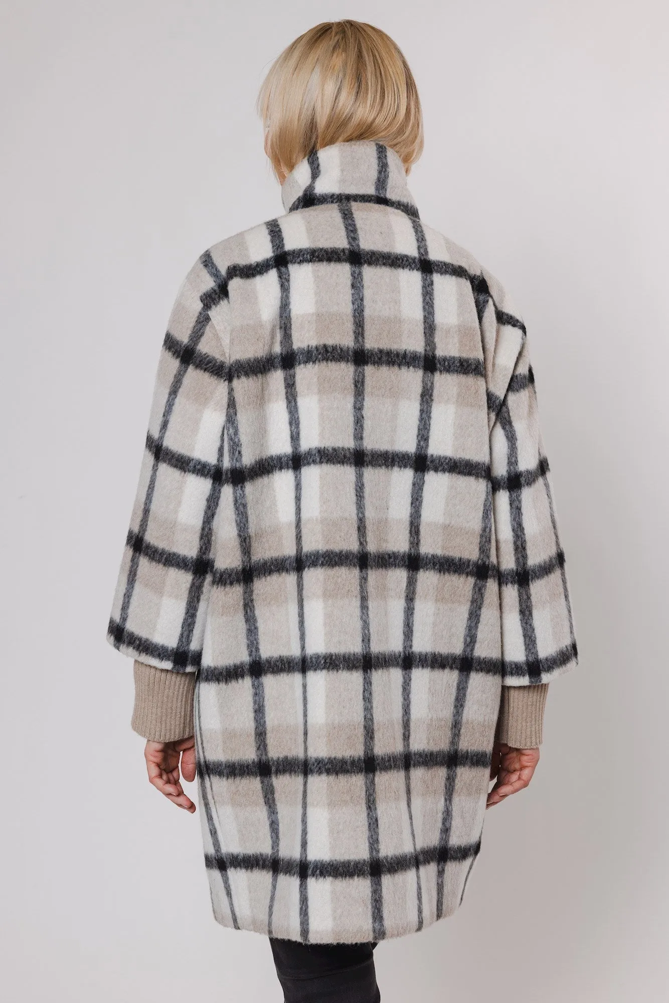 Diva Sand Check Coat