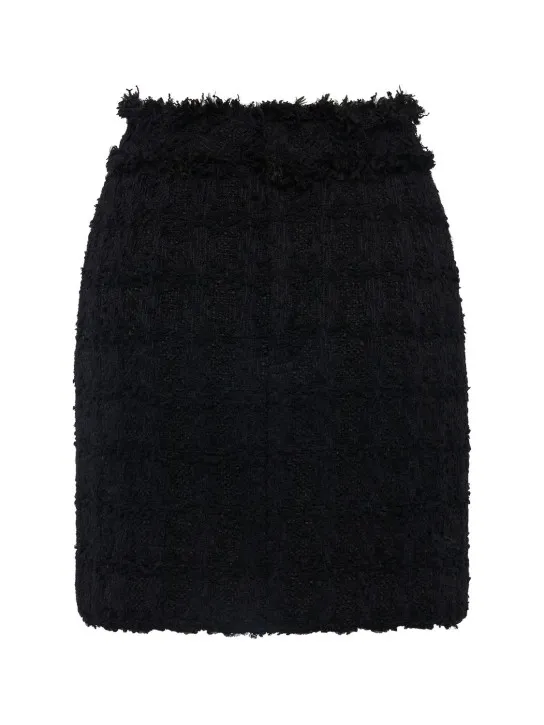 Dolce&amp;Gabbana   Wool tweed mini skirt 