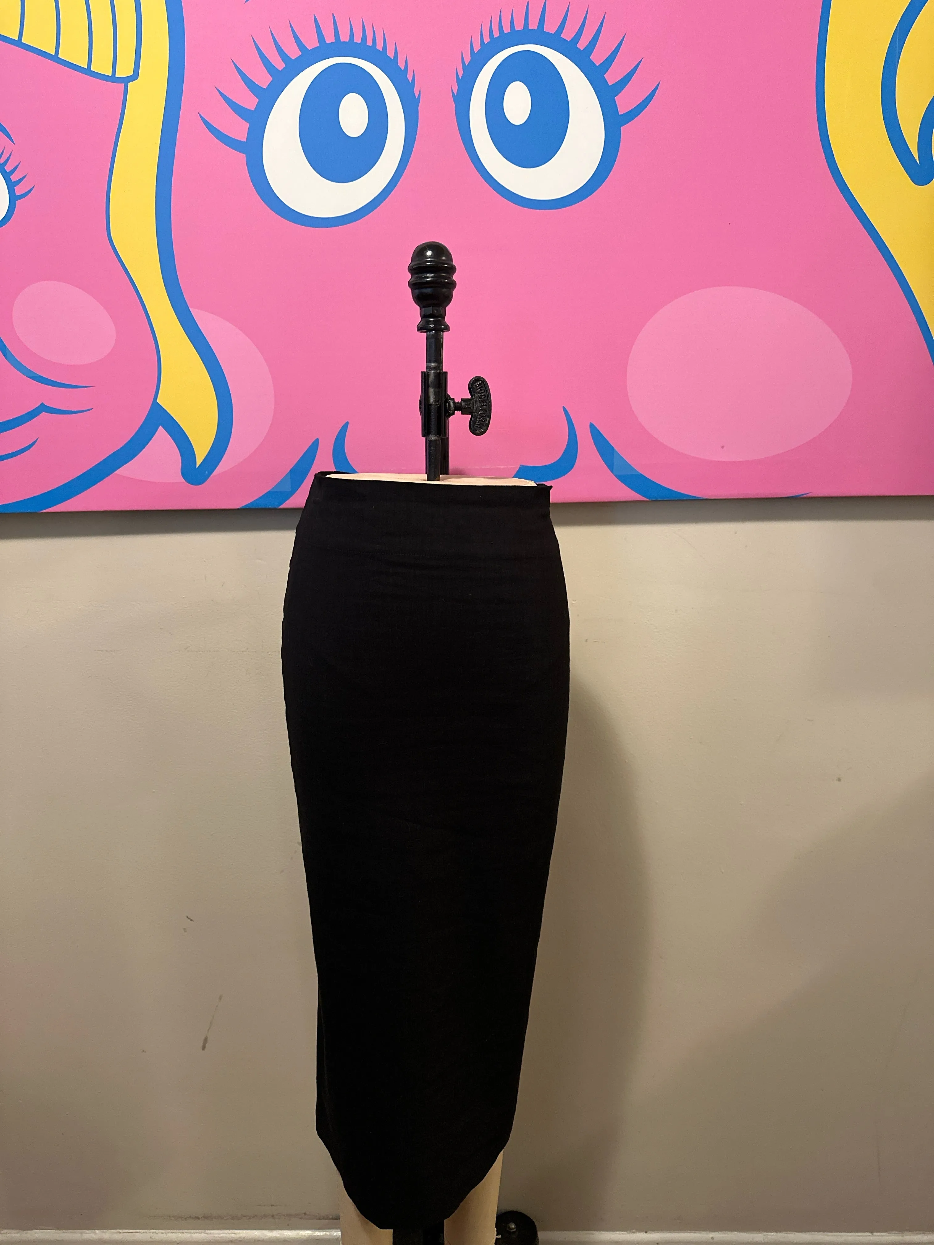 Donna Karan Size S Black Pencil Skirt