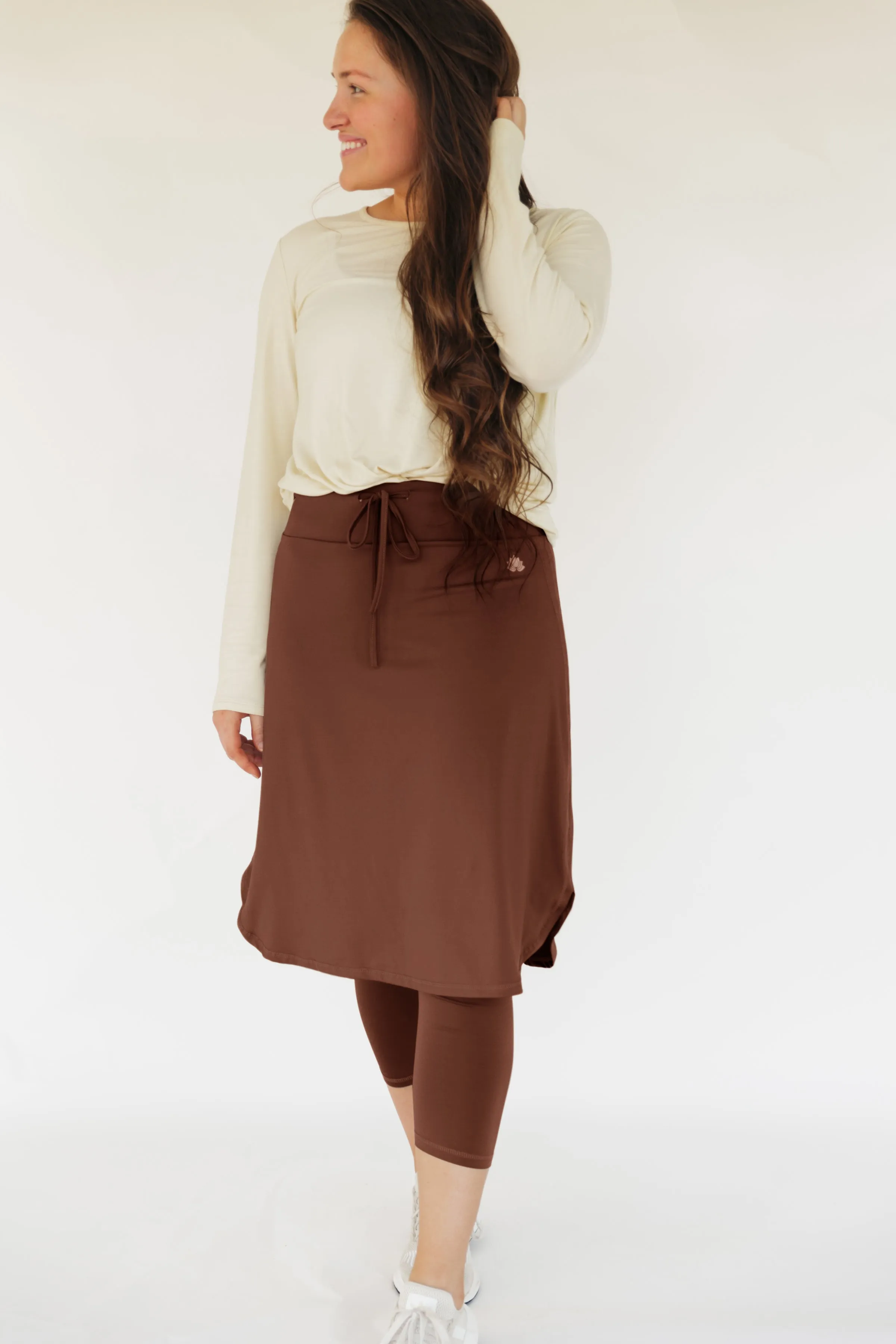 Drawstring Capri Snoga - Cocoa Brown