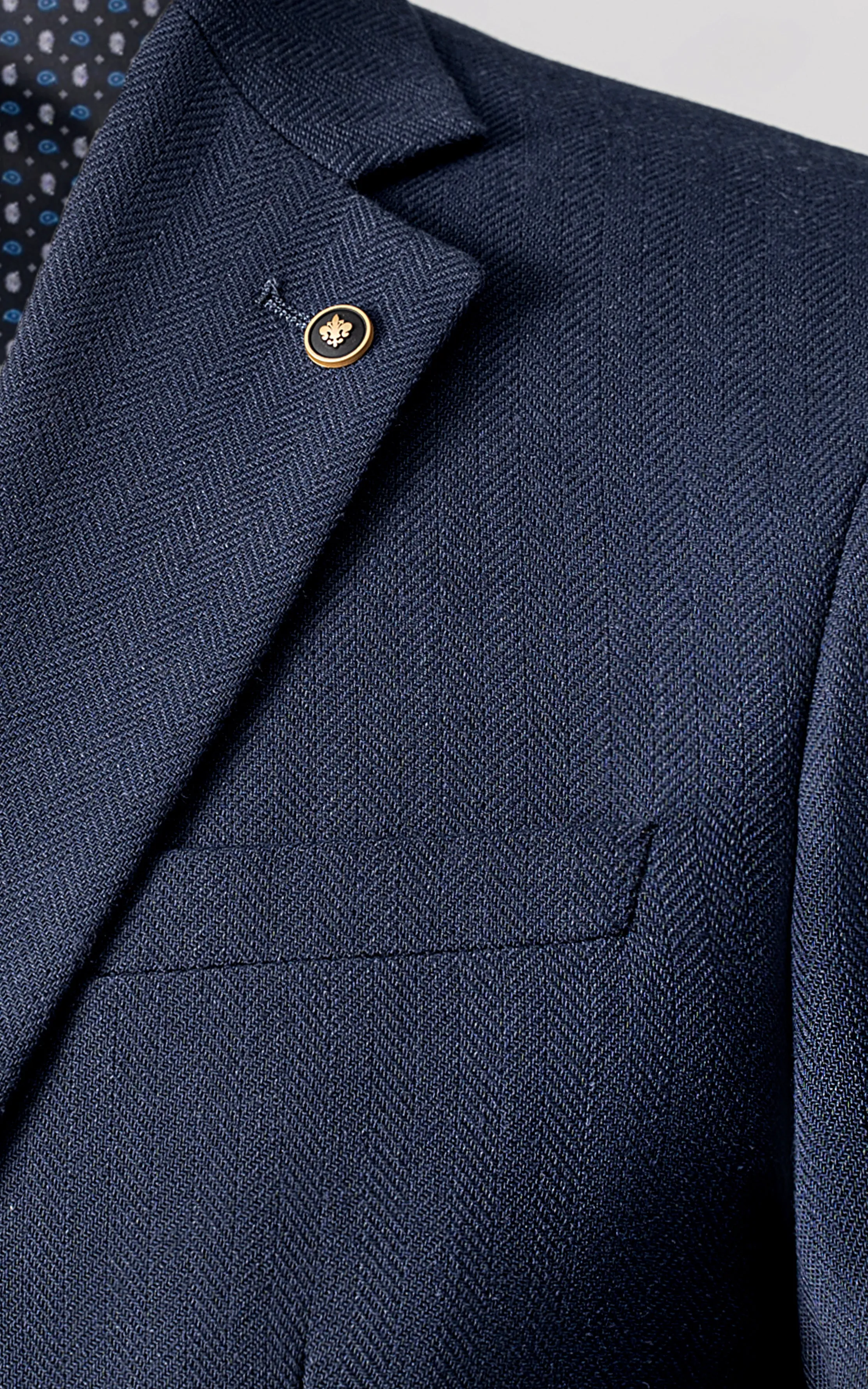 EXECUTIVE TAILORED MEN'S COAT NAVY