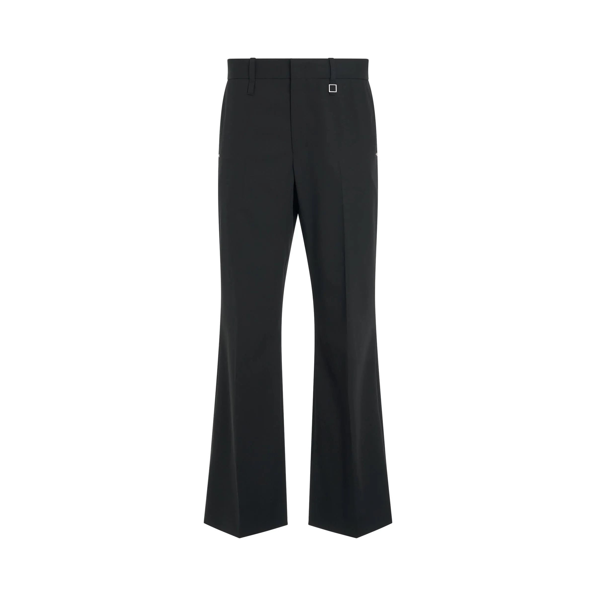 Flared Suit Pants in Black