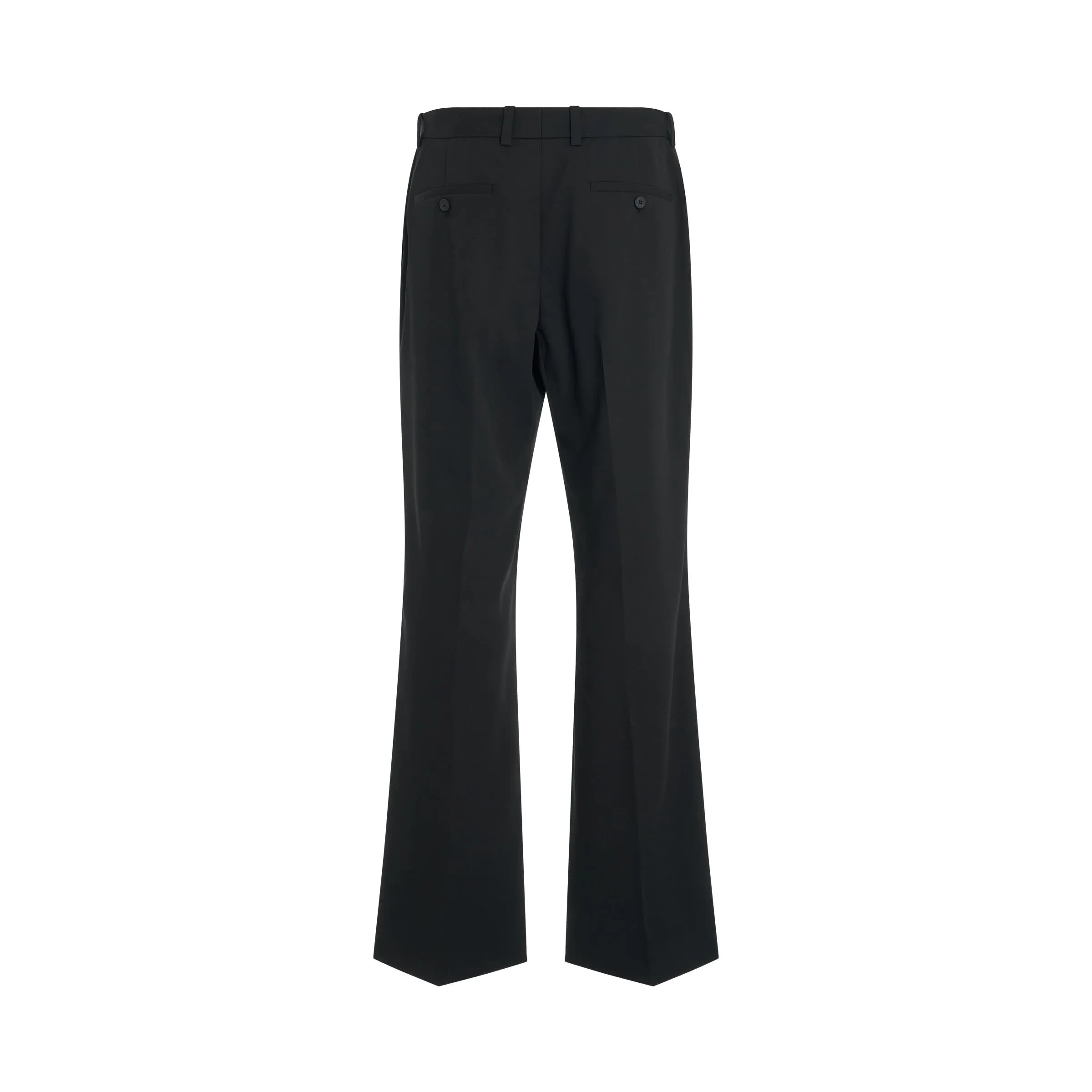 Flared Suit Pants in Black