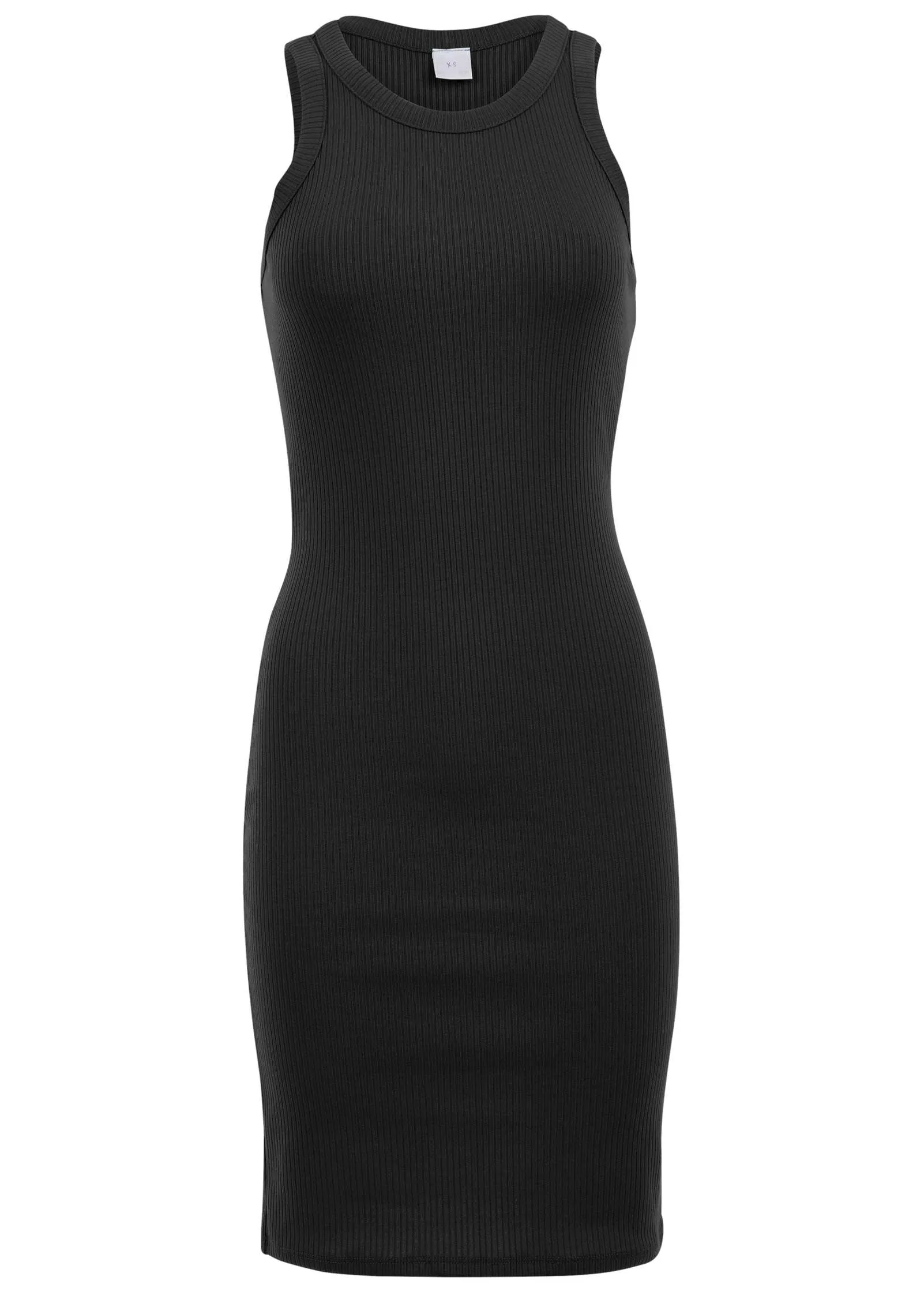 Flexrib Mini Dress - Black