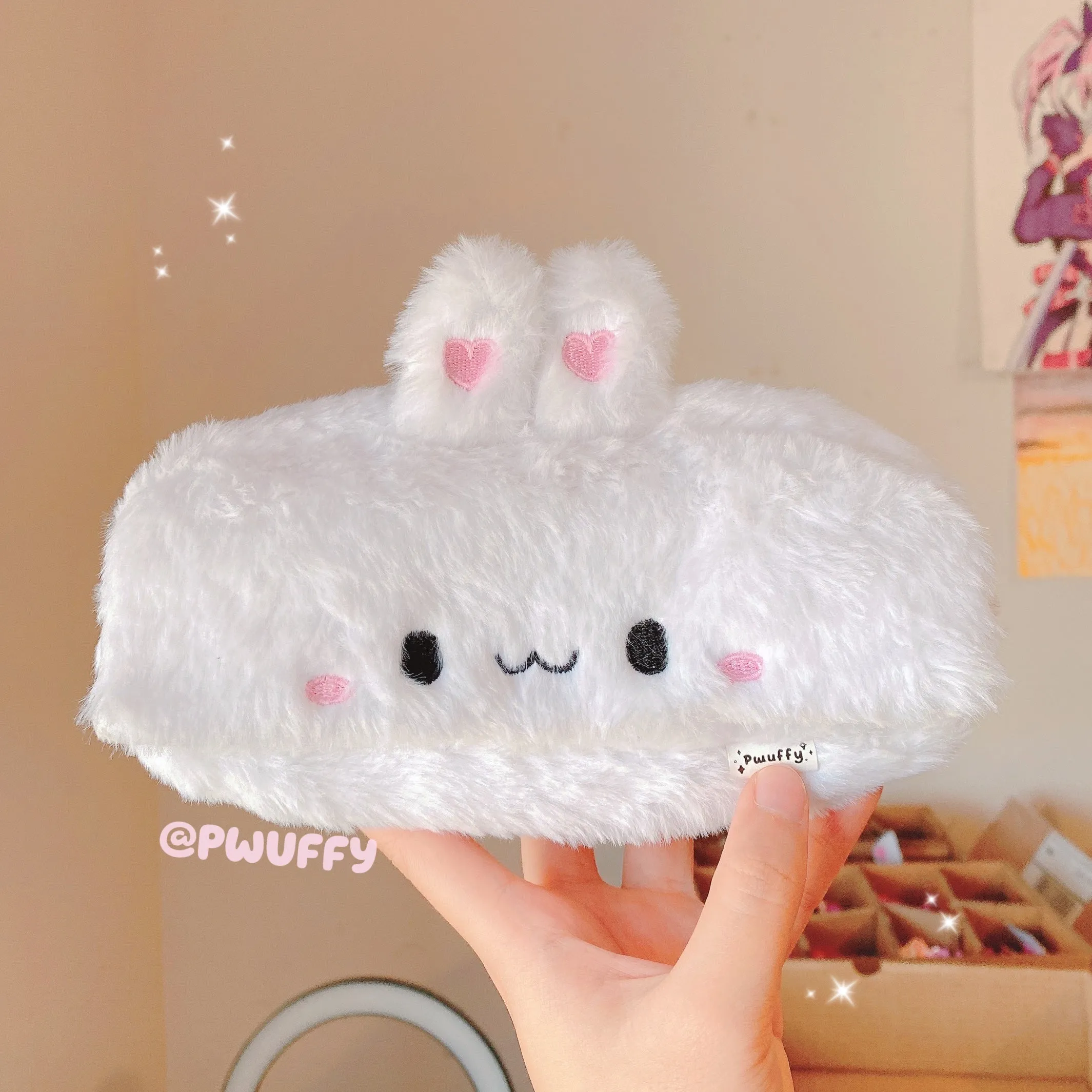 Fluffy Bunny MacaBun Pencil Case