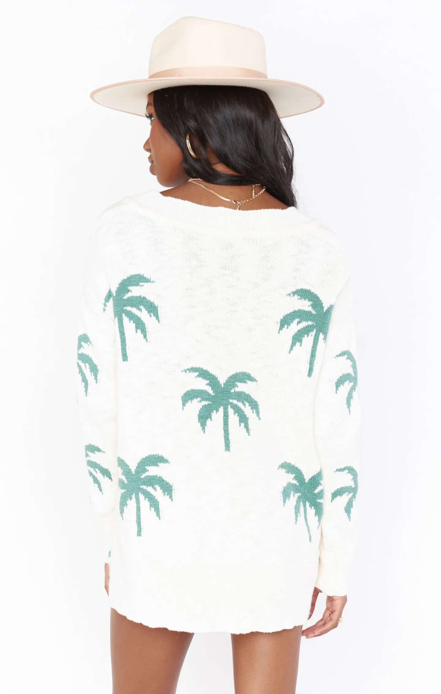 Gilligan Sweater ~ Palm Tree Knit