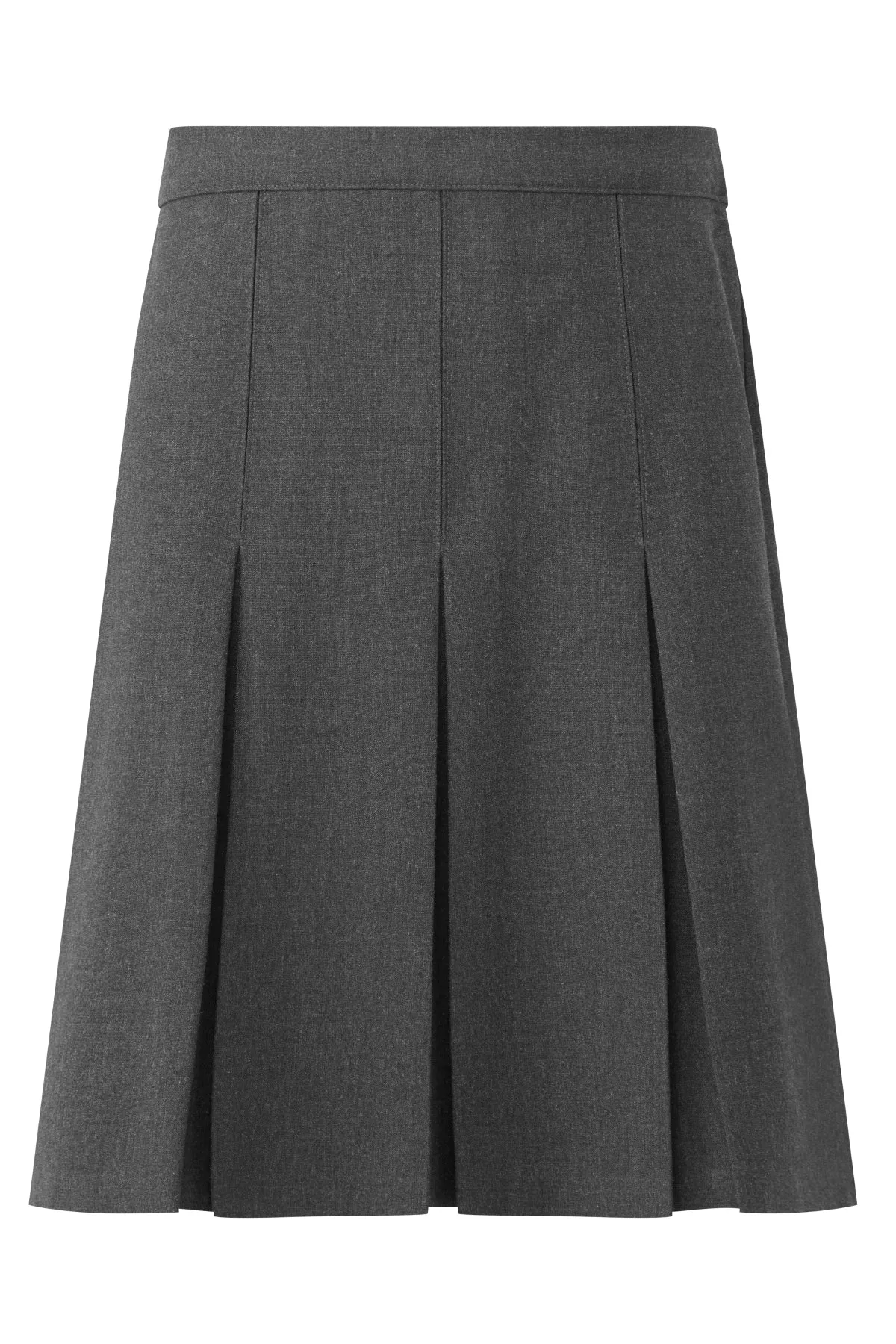 Girl's Junior Inverted Pleated School Skirt