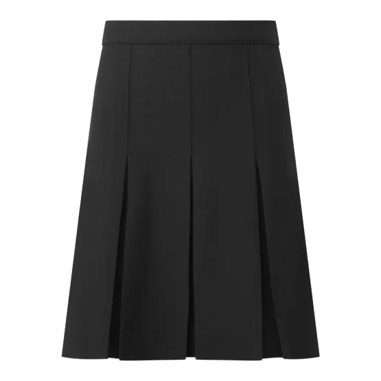 Girl's Junior Inverted Pleated School Skirt