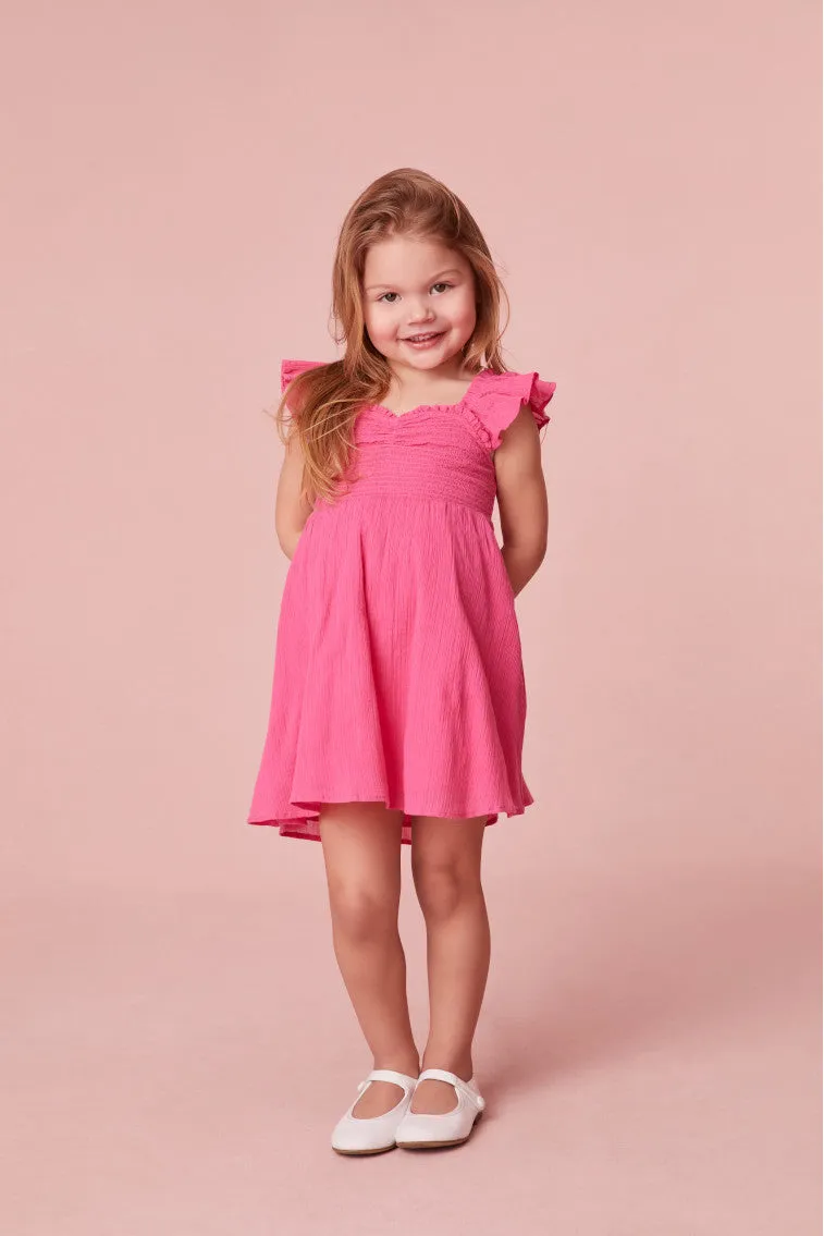 Girls Mefford Cotton Dress