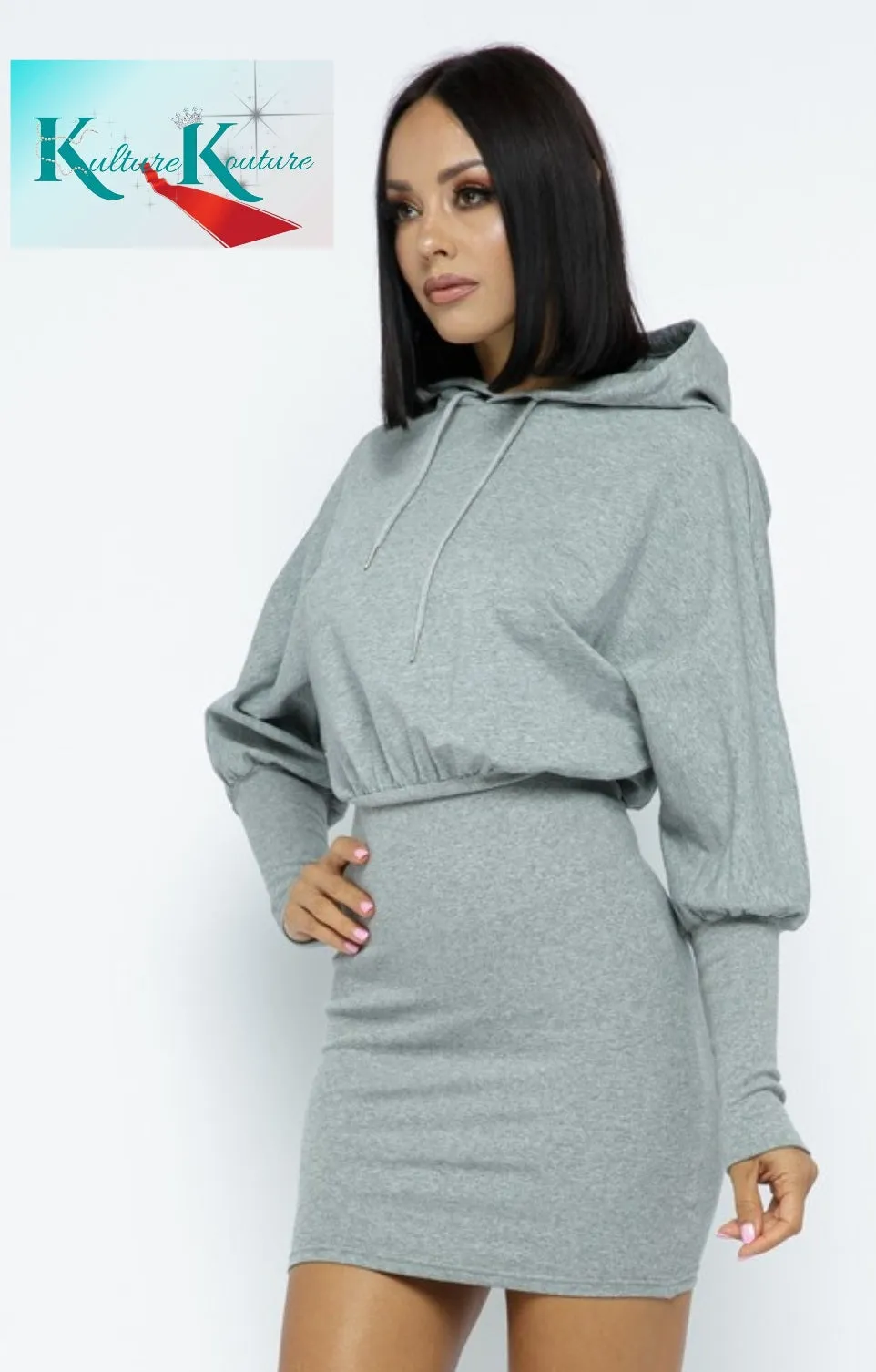 Grey Slayer Sweater Dress