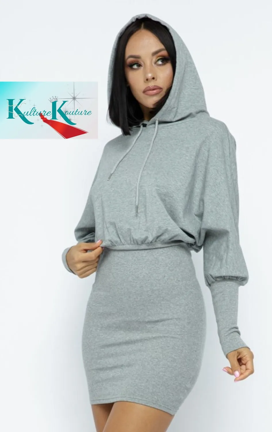 Grey Slayer Sweater Dress