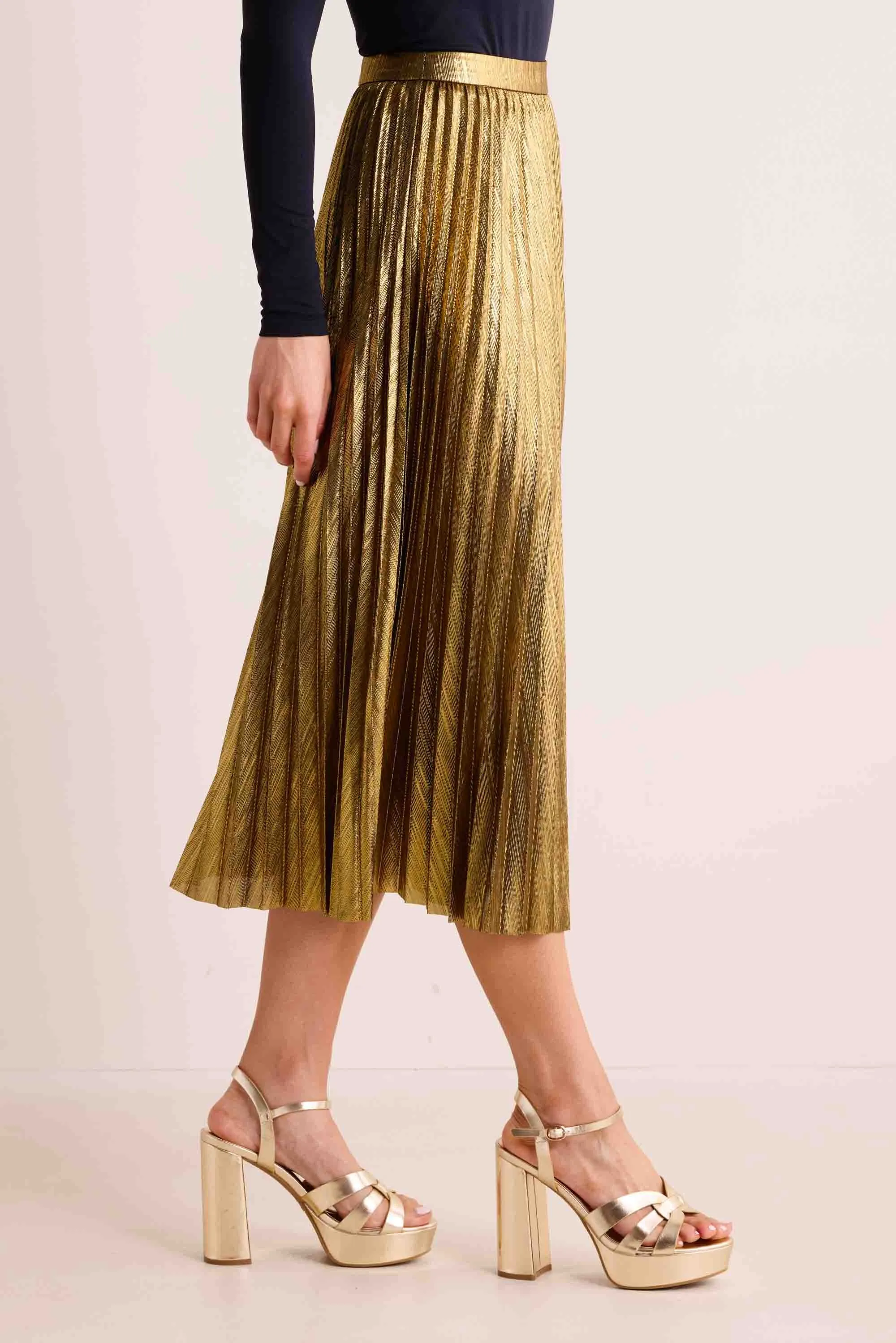 Hensley Skirt- Gold