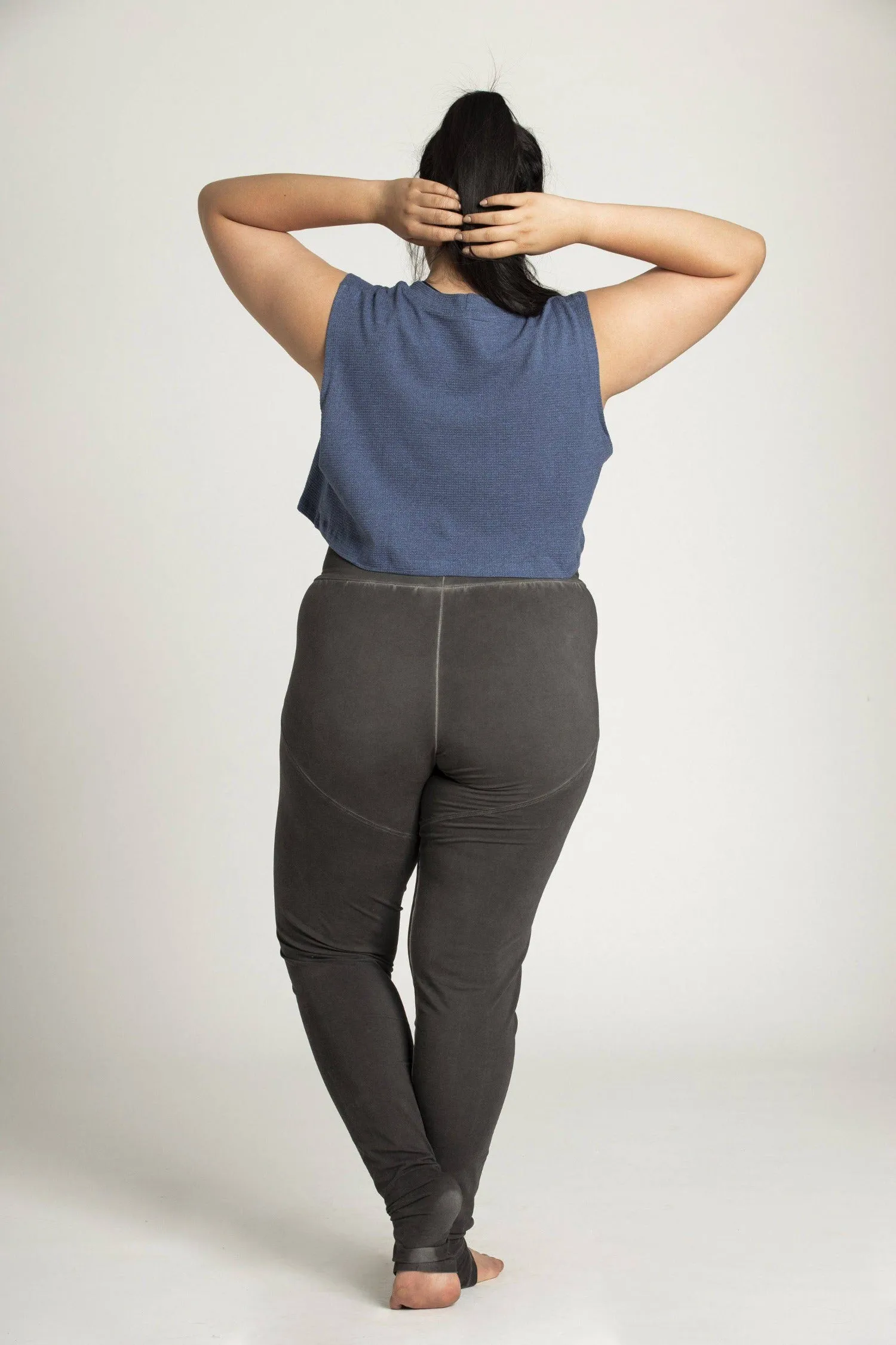 I'mPerfect Stonewash Extra Long Slouchy Pants 35%off