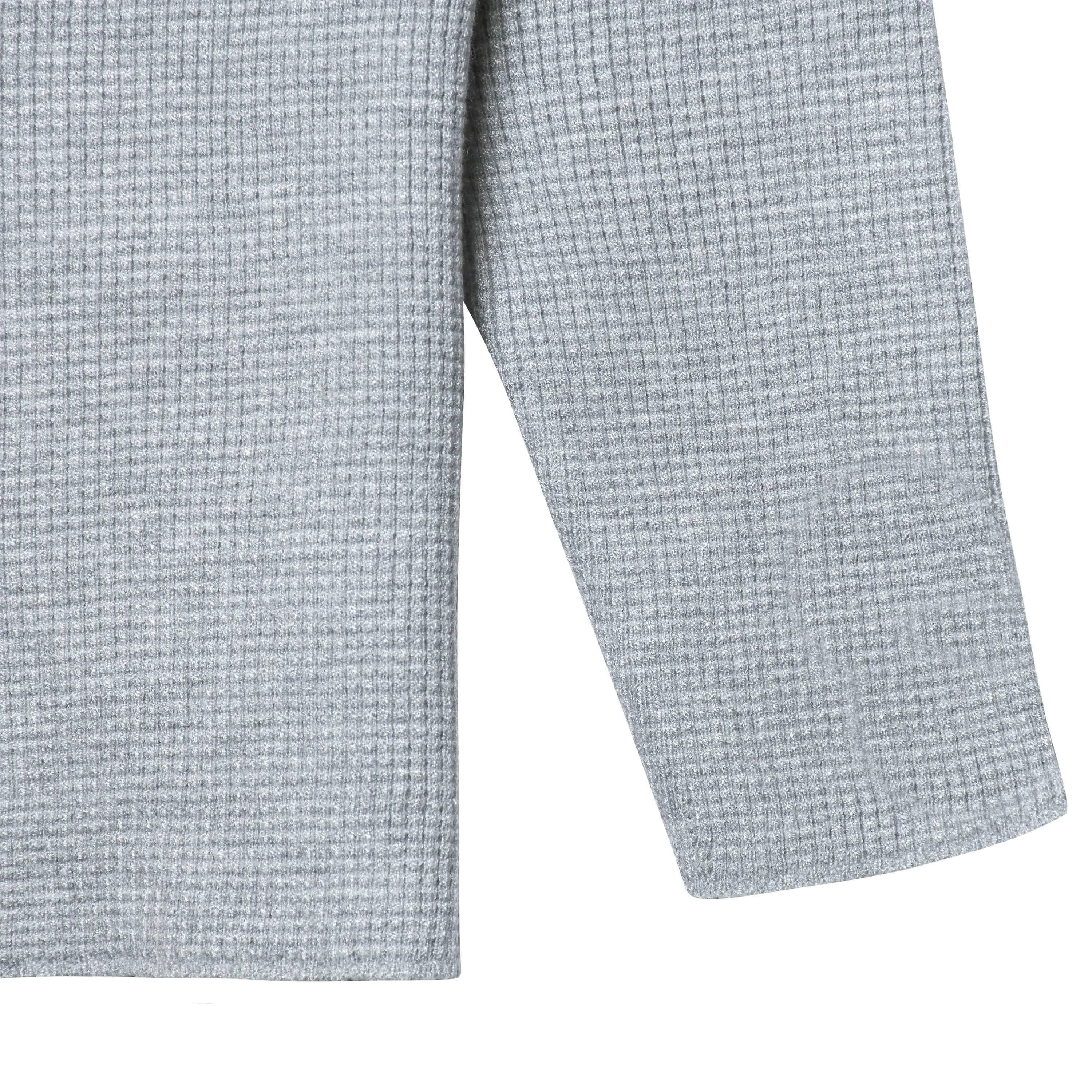 Infant & Toddler Boys Gray Heather Henley Sweater