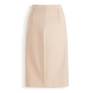 J. Peterman Women's Seamed Pencil Skirt in Blush