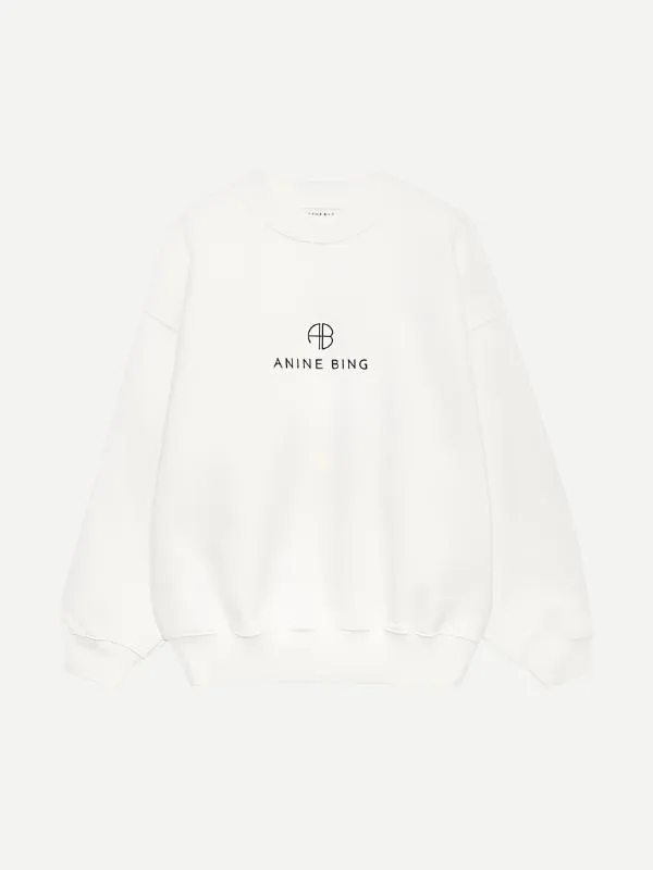 Jaci Sweatshirt Monogram in Ivory